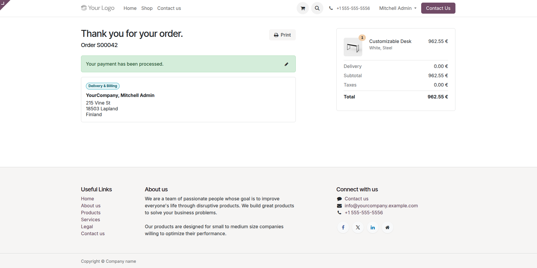 Paytrail Card Details