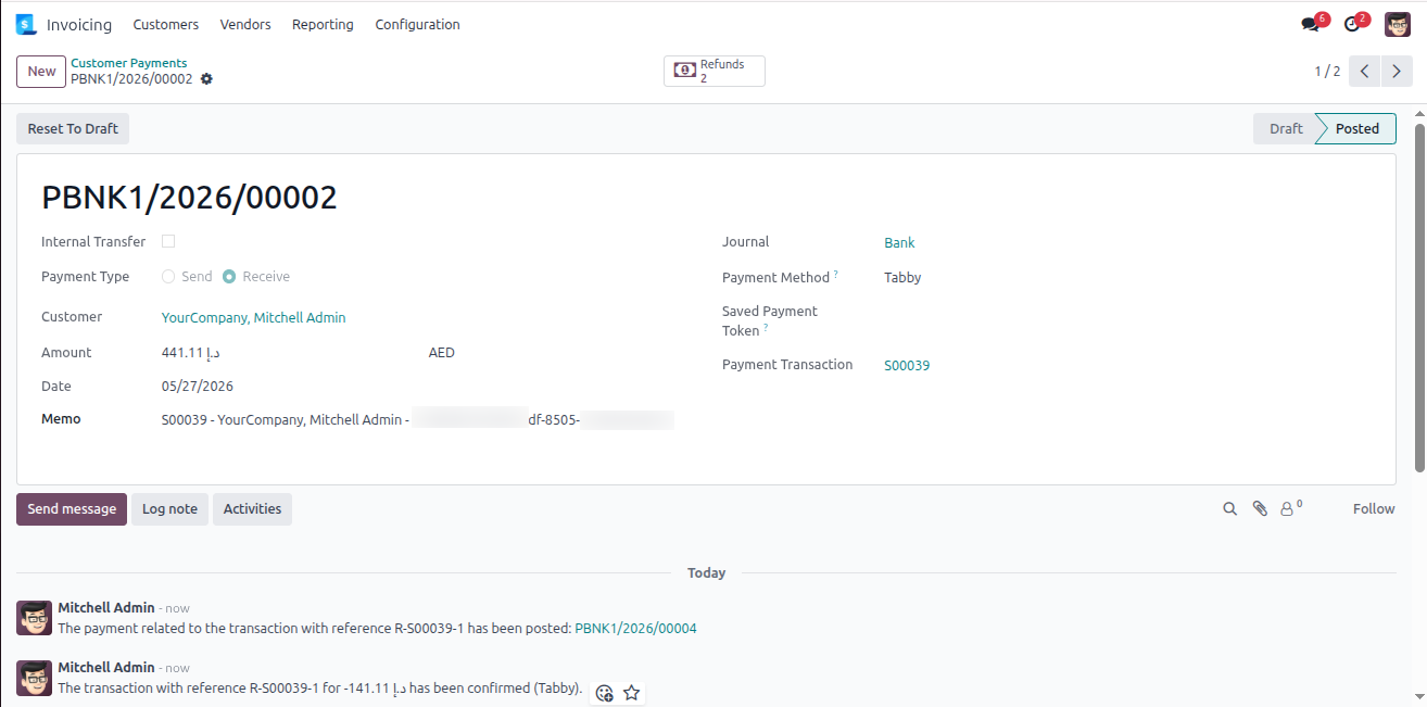 Completed Refund