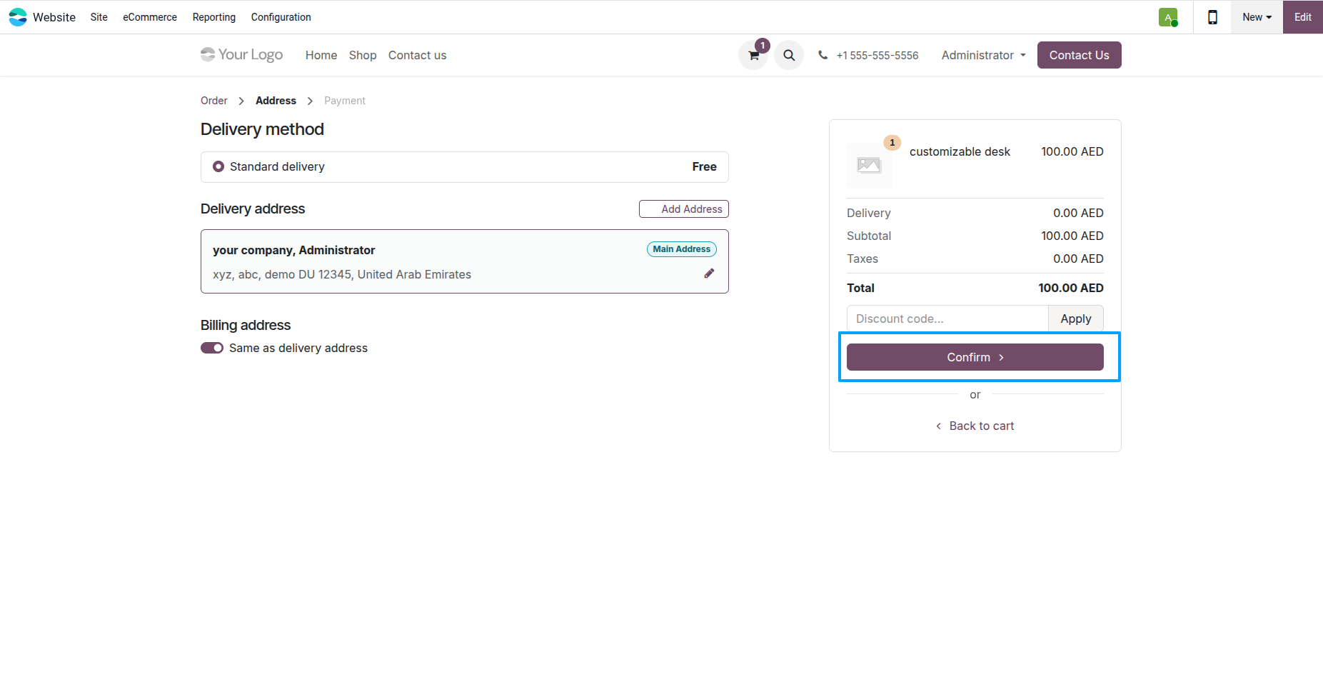 Add Products and Checkout