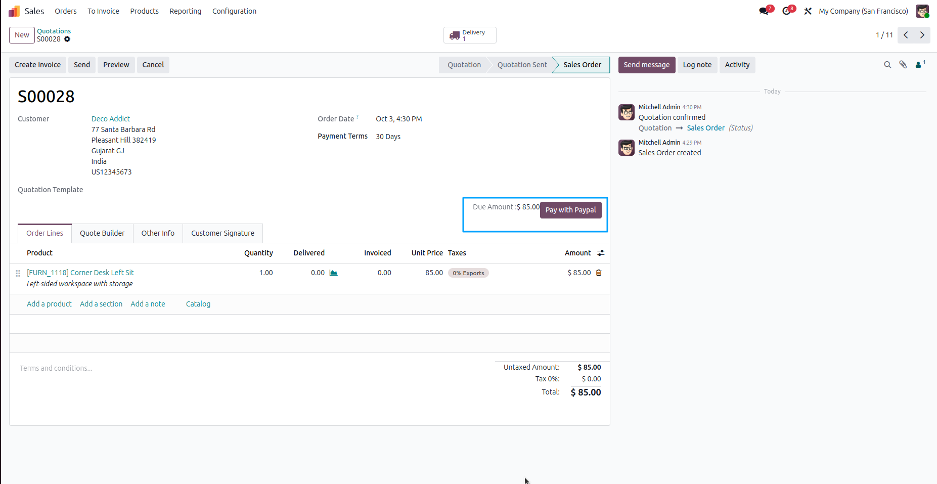 paypal backend payment