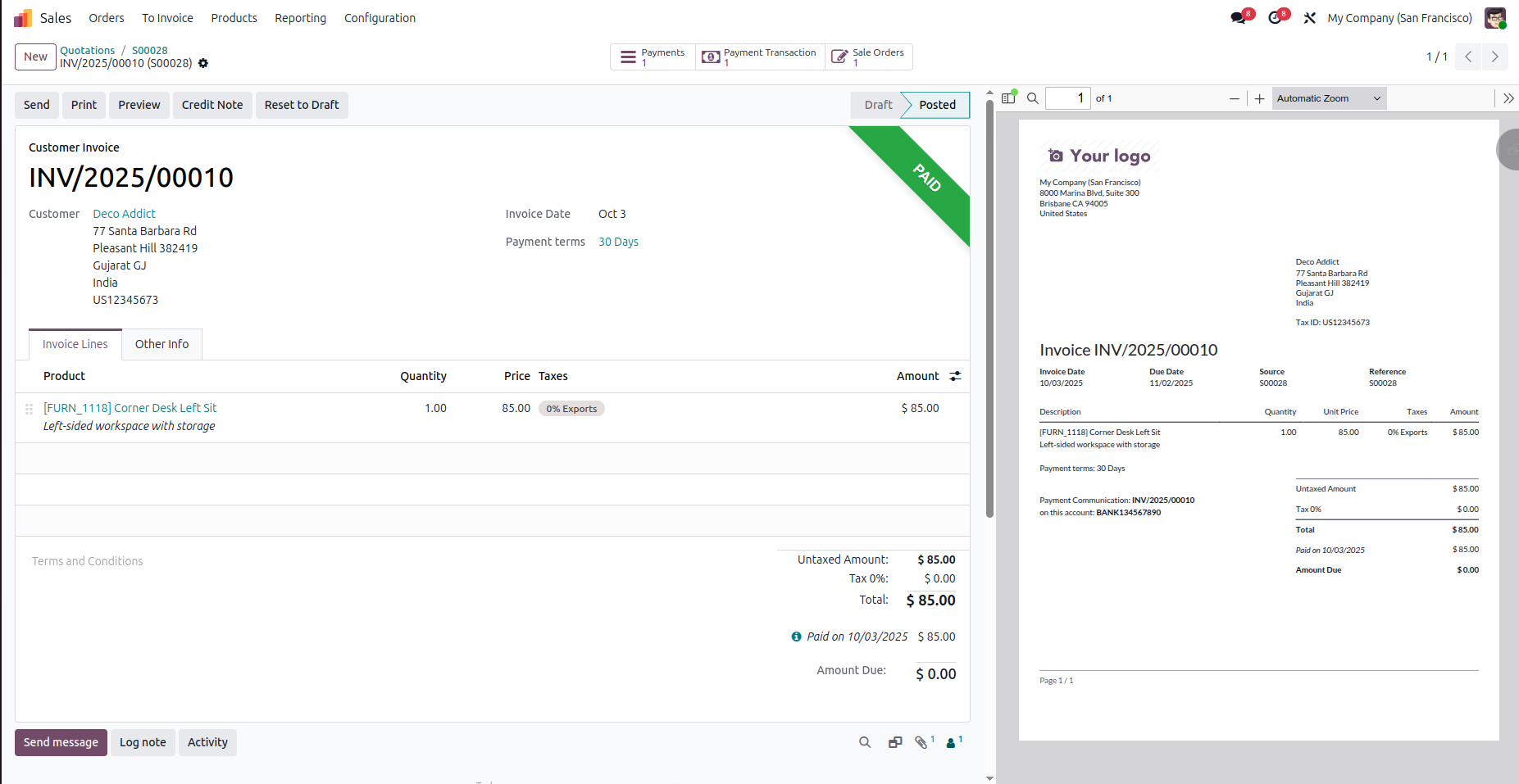 paypal backend payment
