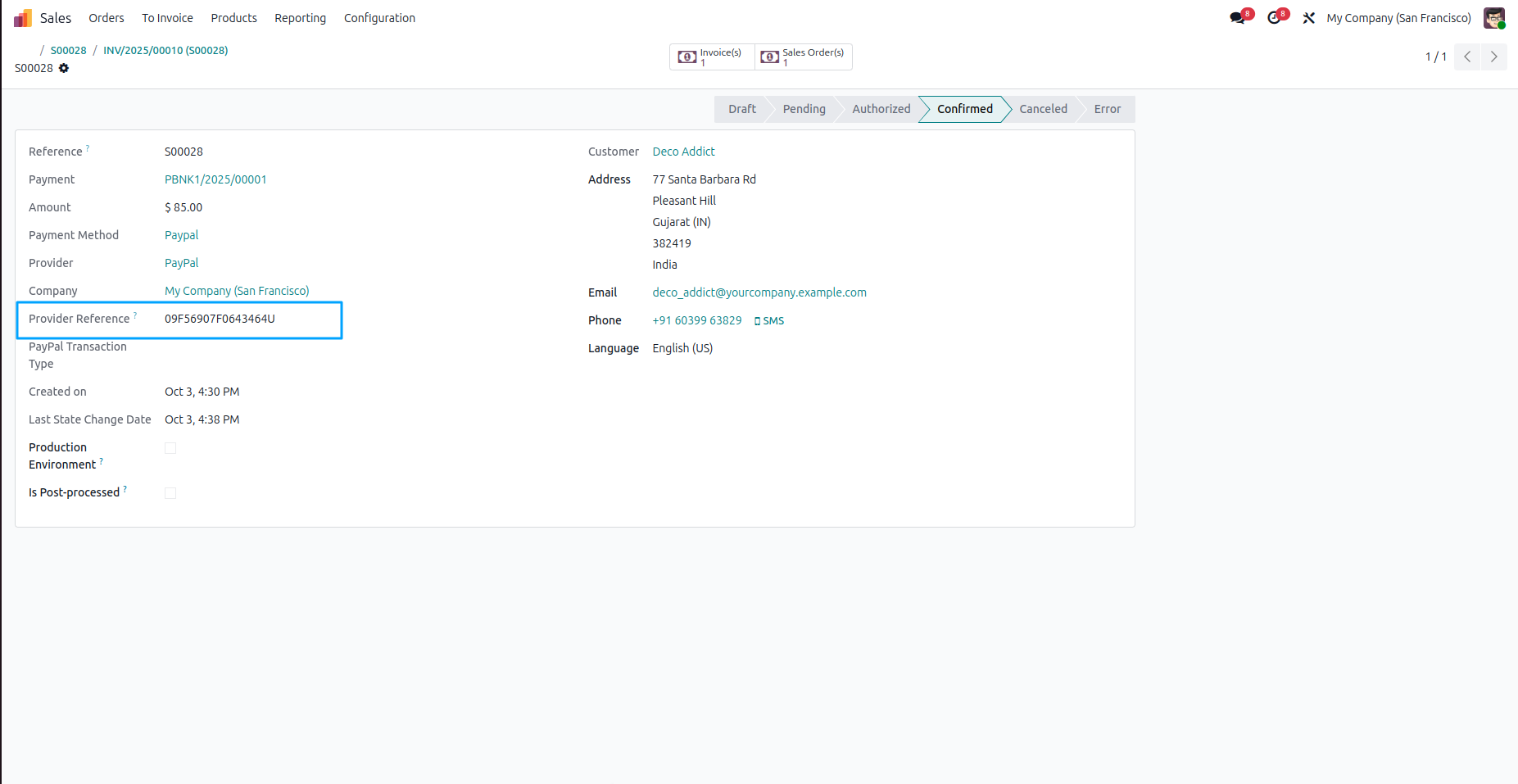 paypal backend payment