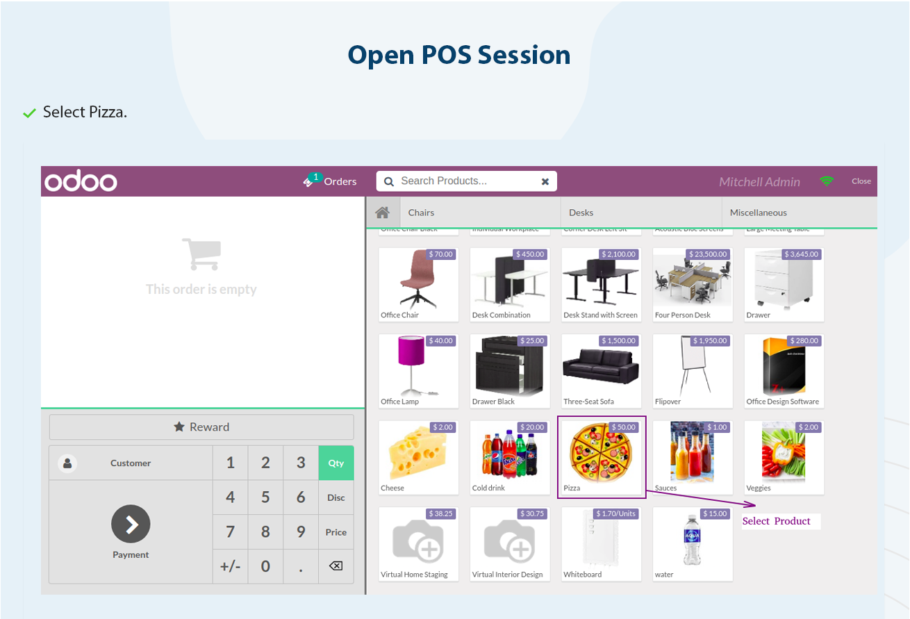 POS Pizza Modifiers - This Module is a useful odoo addons for customizing your POS Restaurant sales for Pizza and other foods. | Pizza Modifiers | Custmize Pizza | Product Modifiers | PoS Pizza
