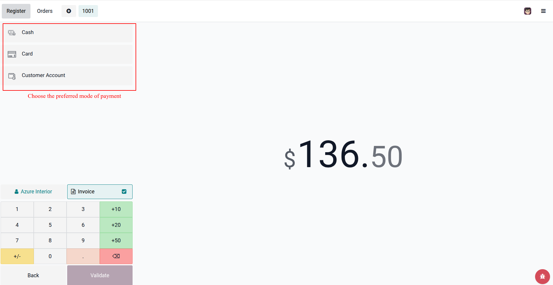 Choose Payment Method