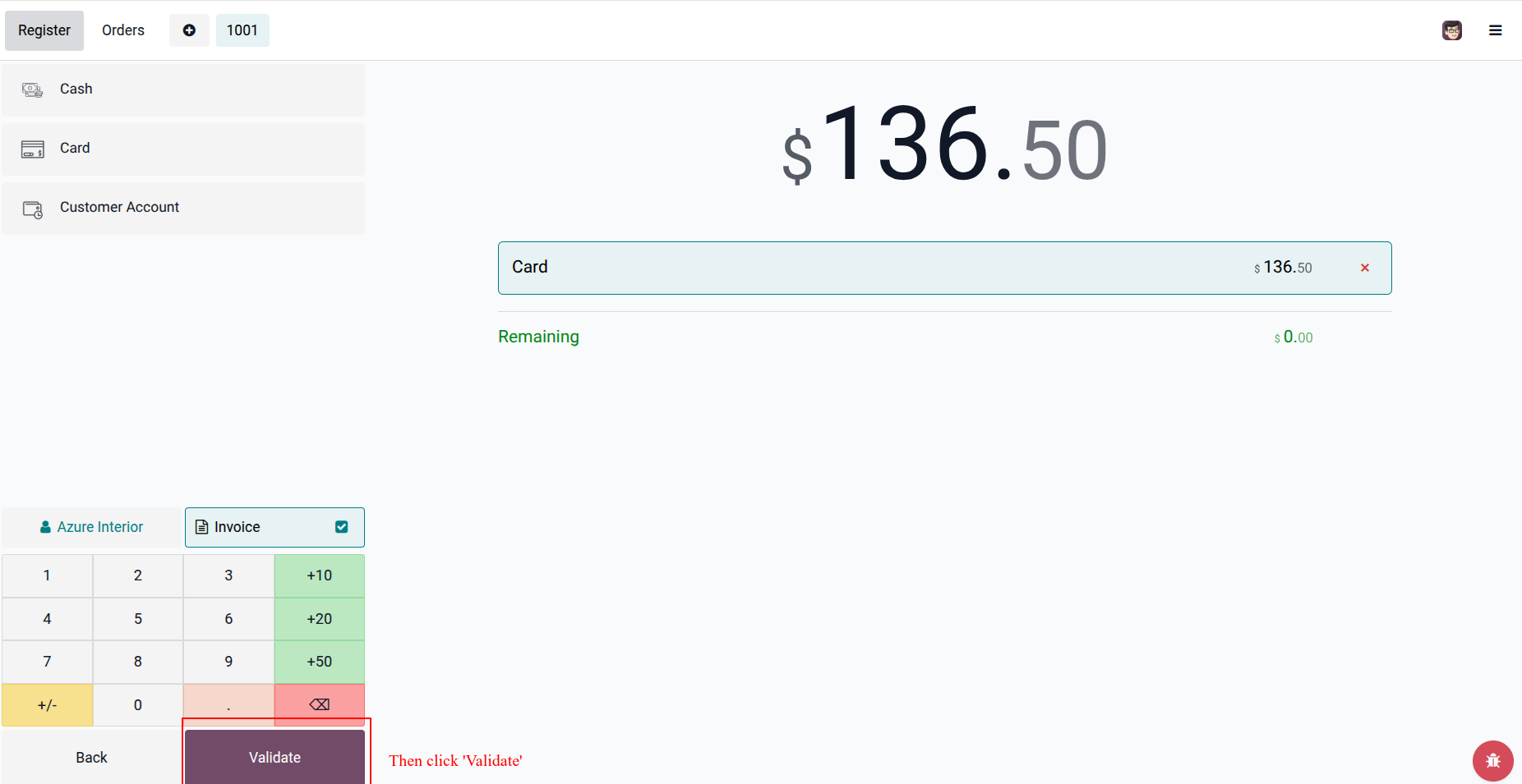 Validate Payment