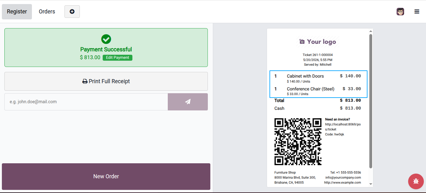 POS Hide Product In Receipt