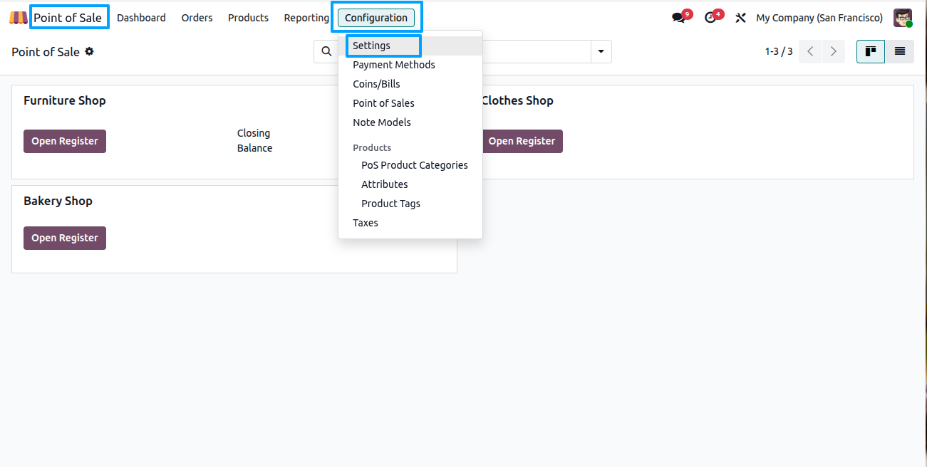 POS Load Product Location