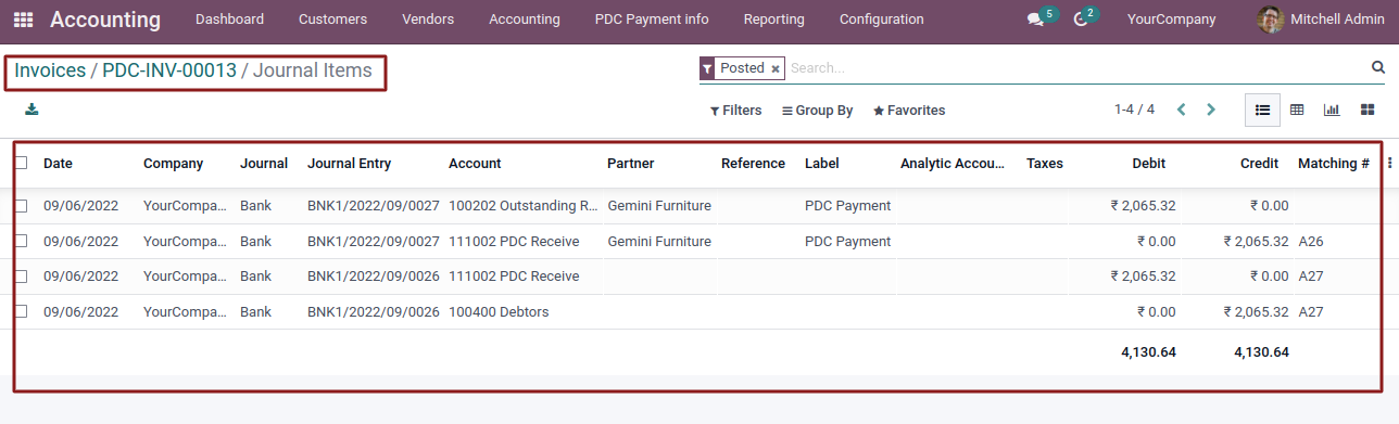 Post Dated Cheque Management