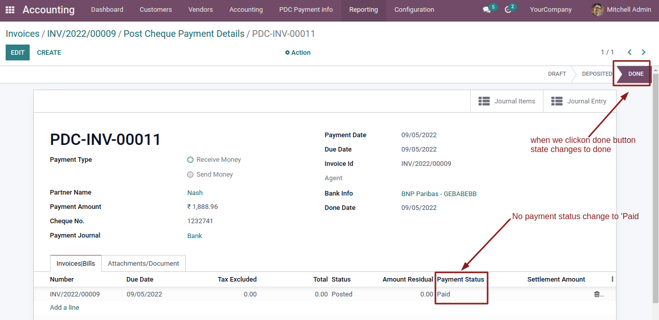 Post Dated Cheque Management