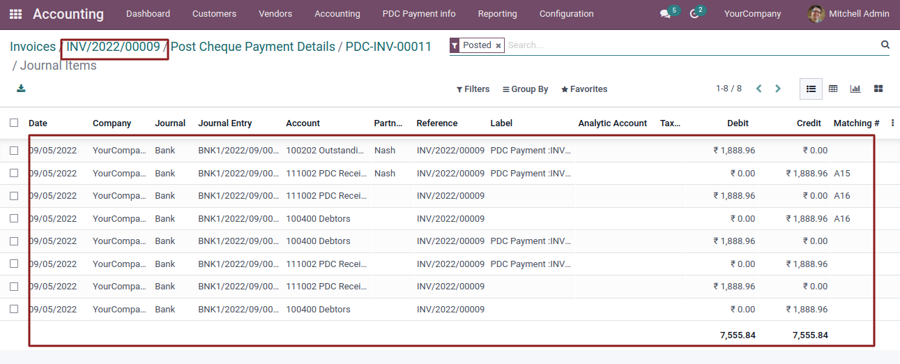 Post Dated Cheque Management