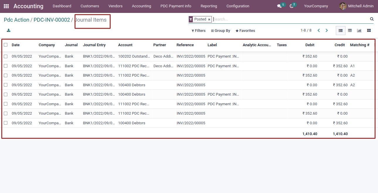Post Dated Cheque Management