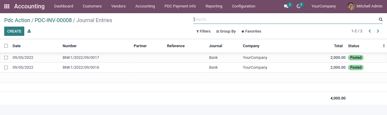 Post Dated Cheque Management