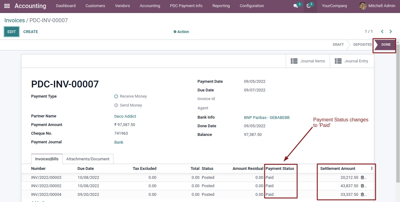 Post Dated Cheque Management