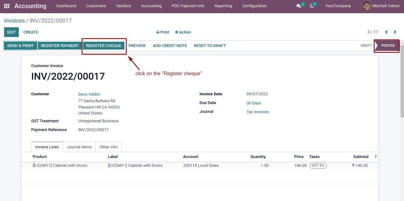 Post Dated Cheque Management