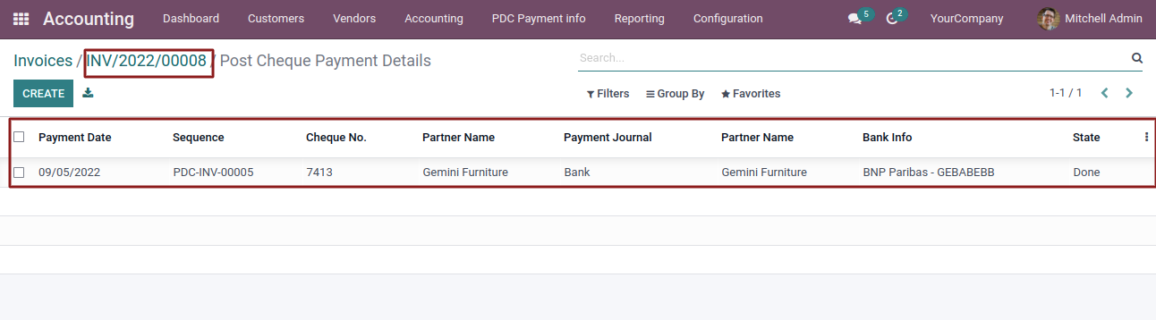 Post Dated Cheque Management