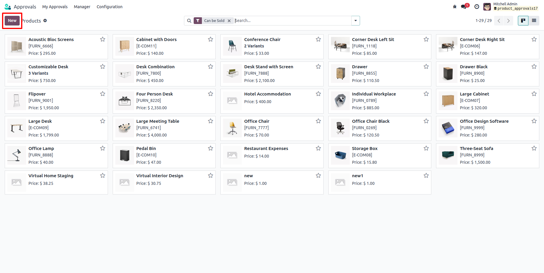 Product Approvals