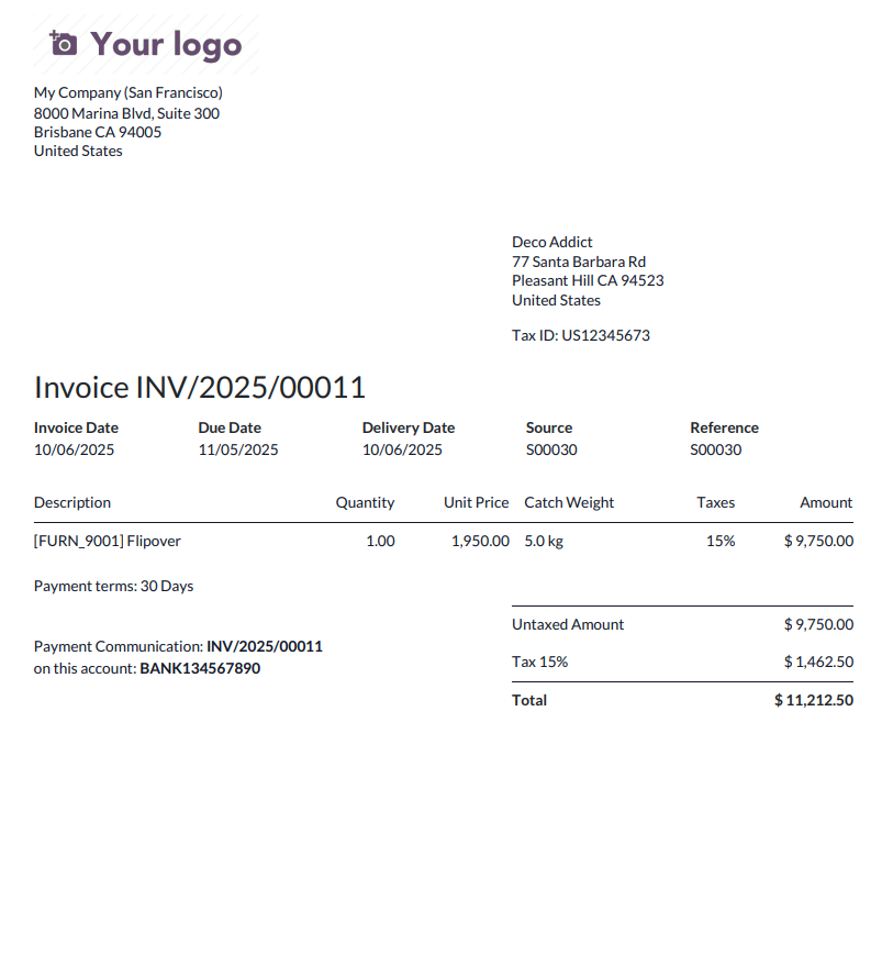 Invoice PDF