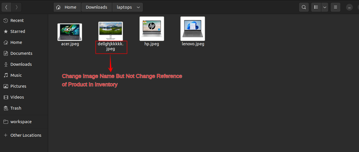 Image Name Mismatch Test