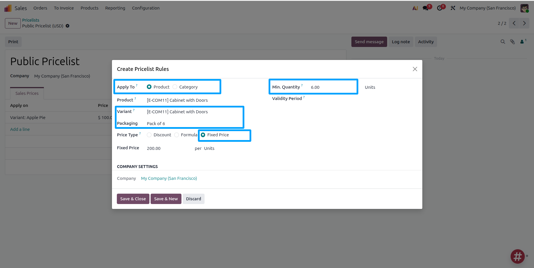 Other Package Configuration