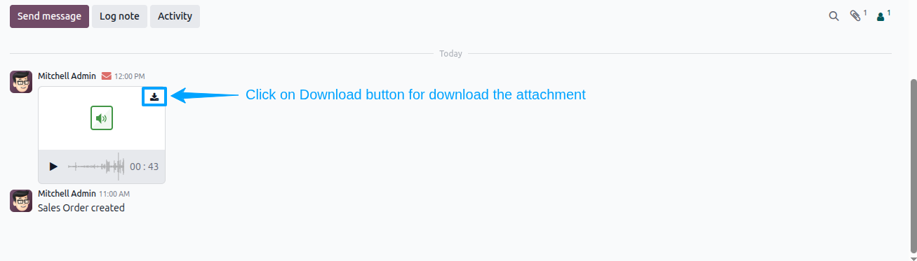 Send Voice Message