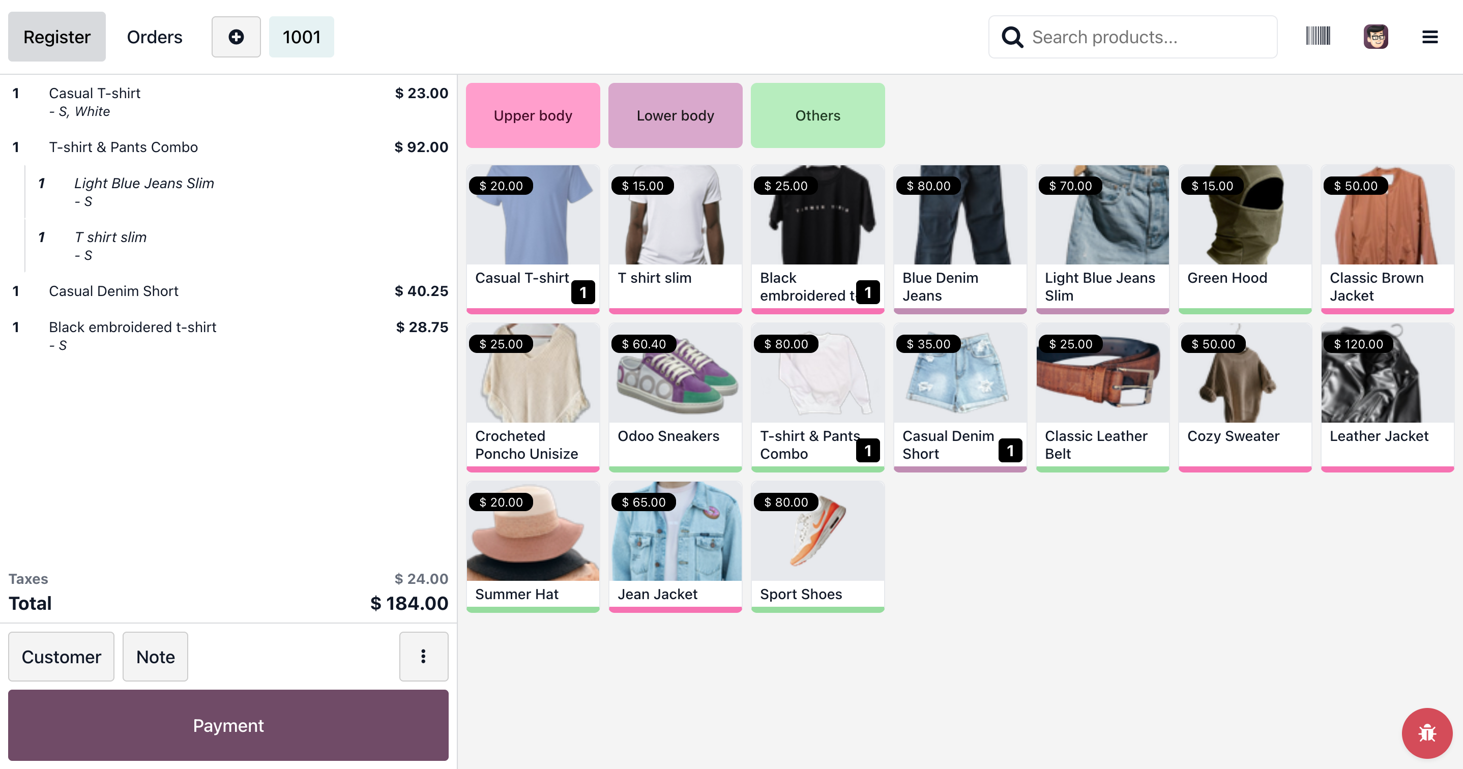 POS Show Product Price