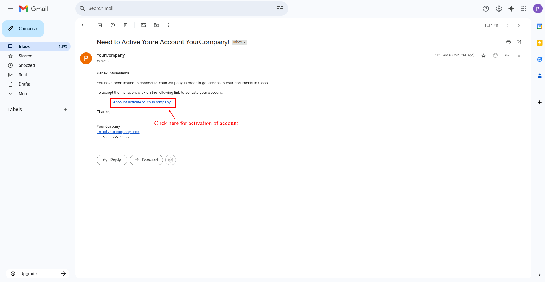 Email Activation
