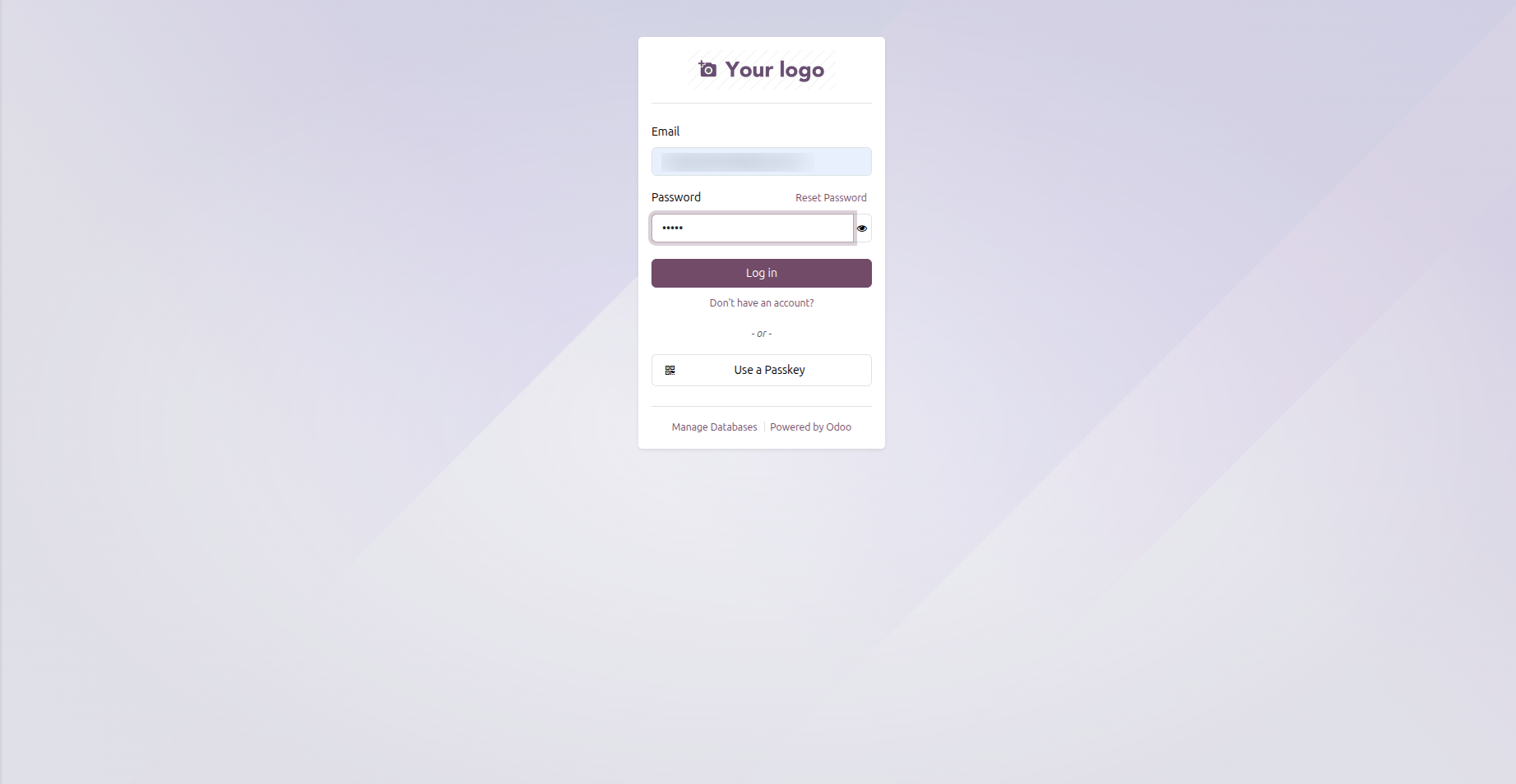 Login Interface