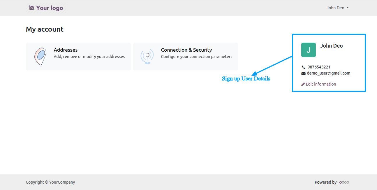 Signup Login by Mobile