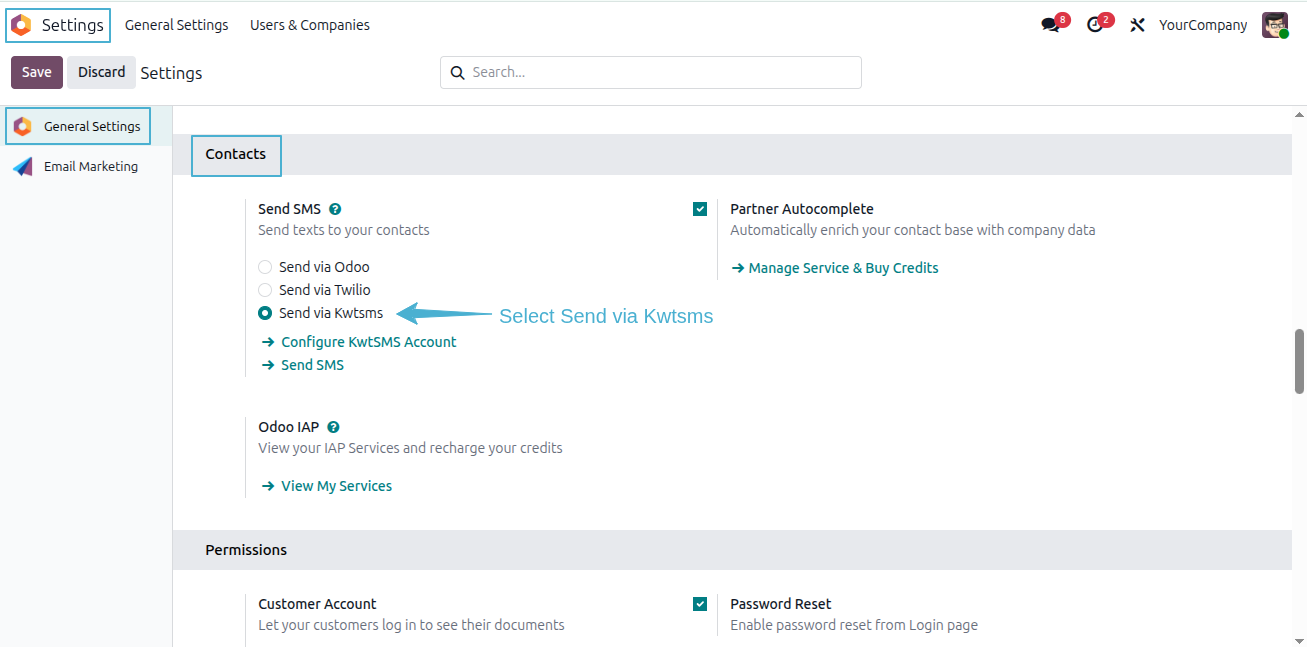 Kwtsms SMS Gateway