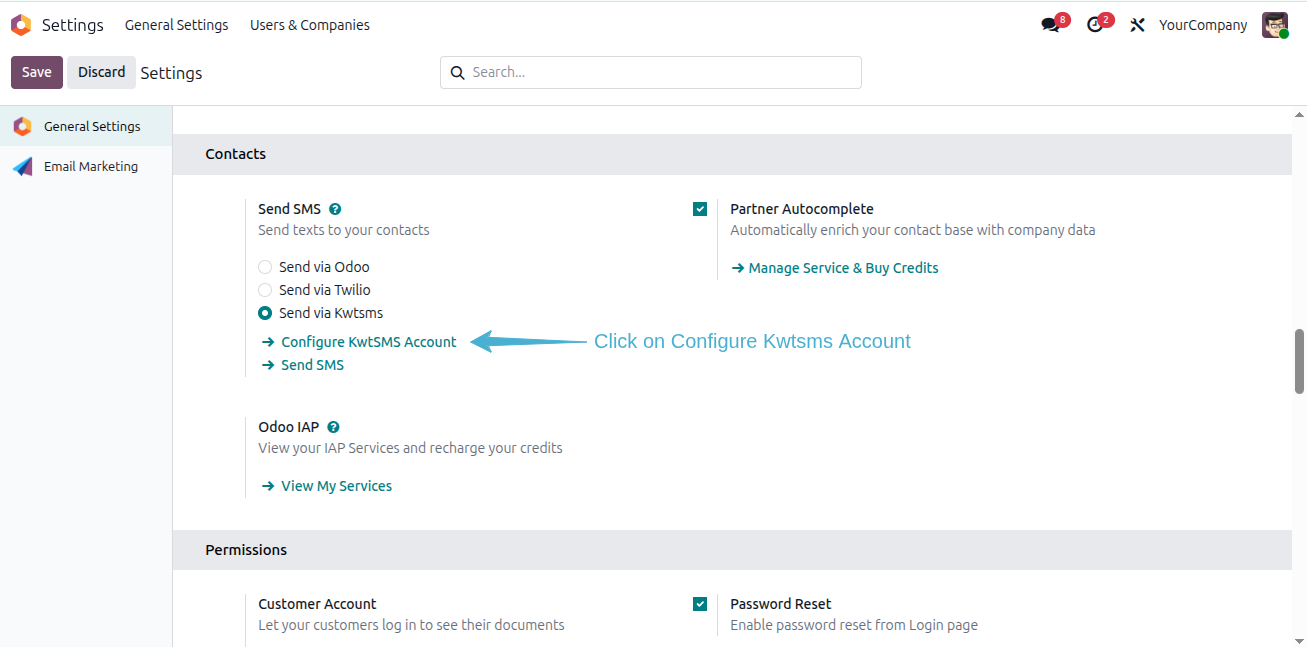 Kwtsms SMS Gateway