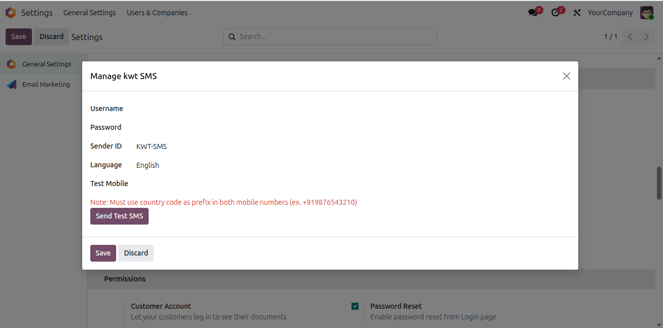 Kwtsms SMS Gateway