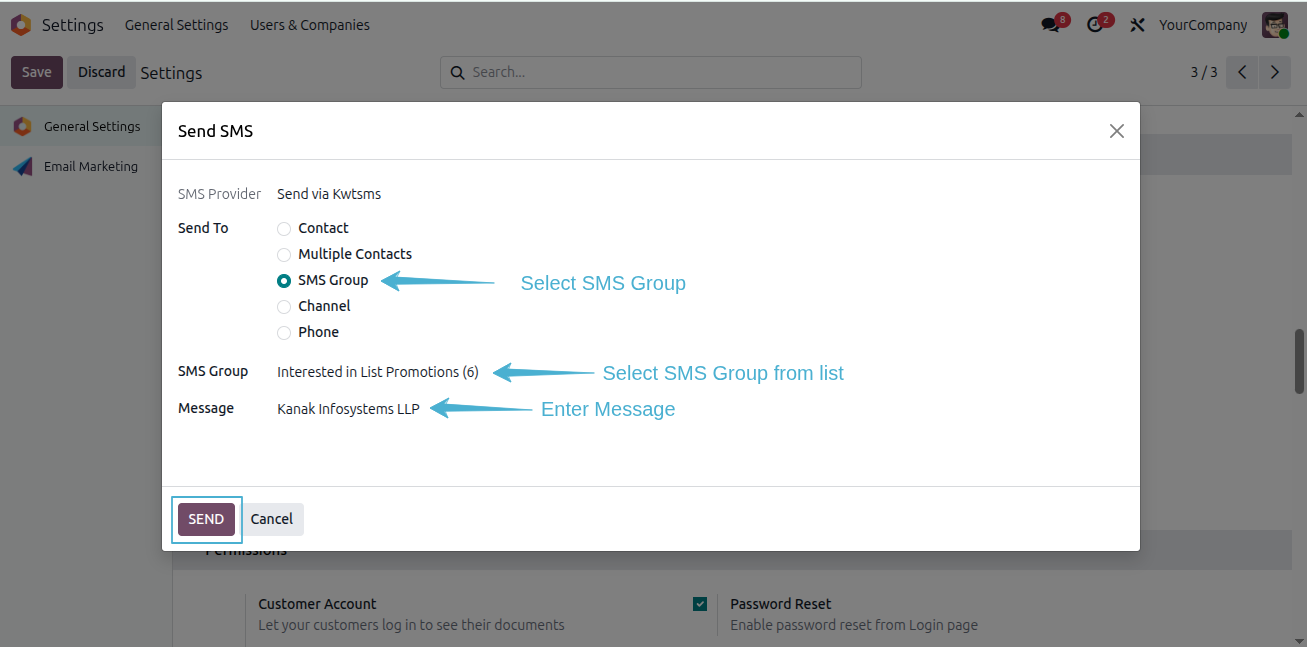 Kwtsms SMS Gateway