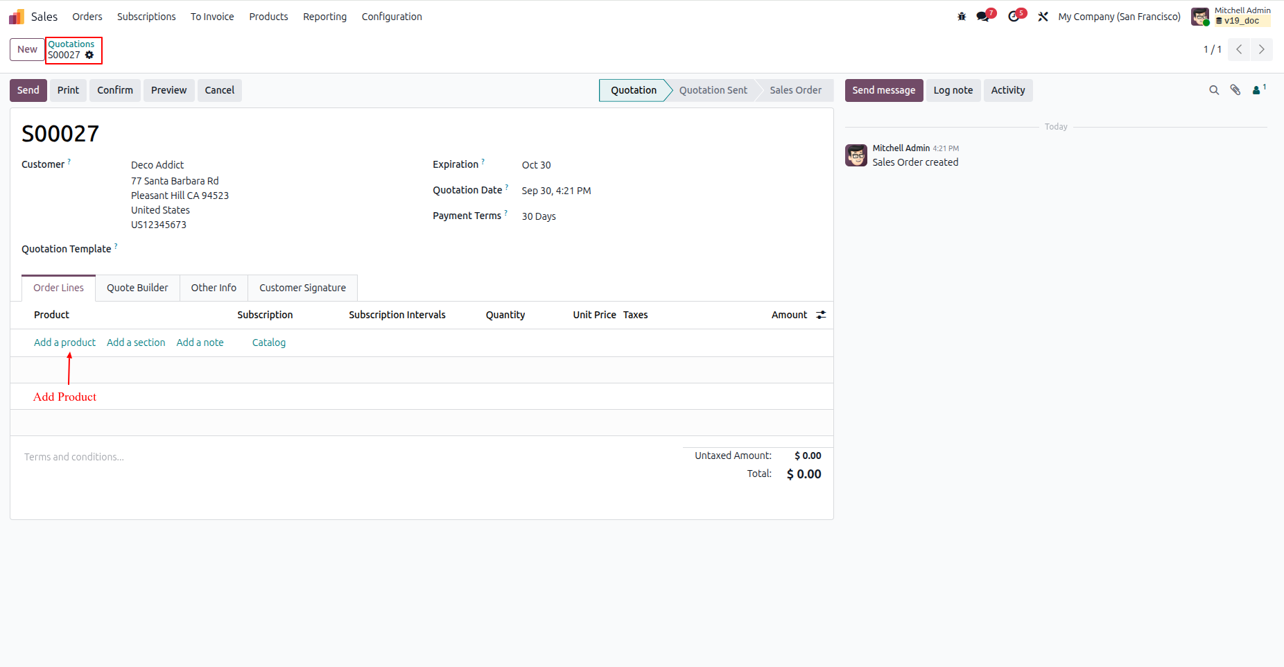 Create Subscription From Sale Order