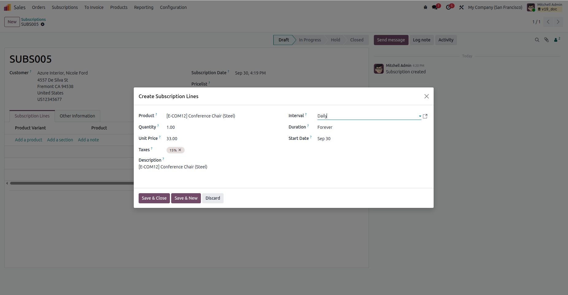 Add Product Info