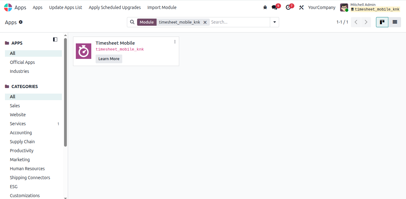 Timesheet Mobile