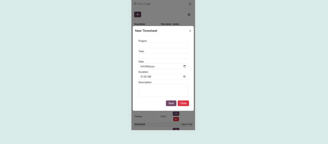 Timesheet Mobile