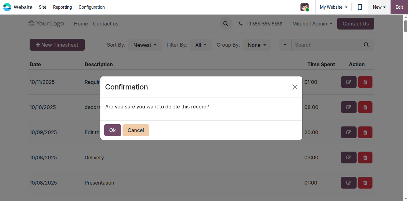 Timesheet Mobile