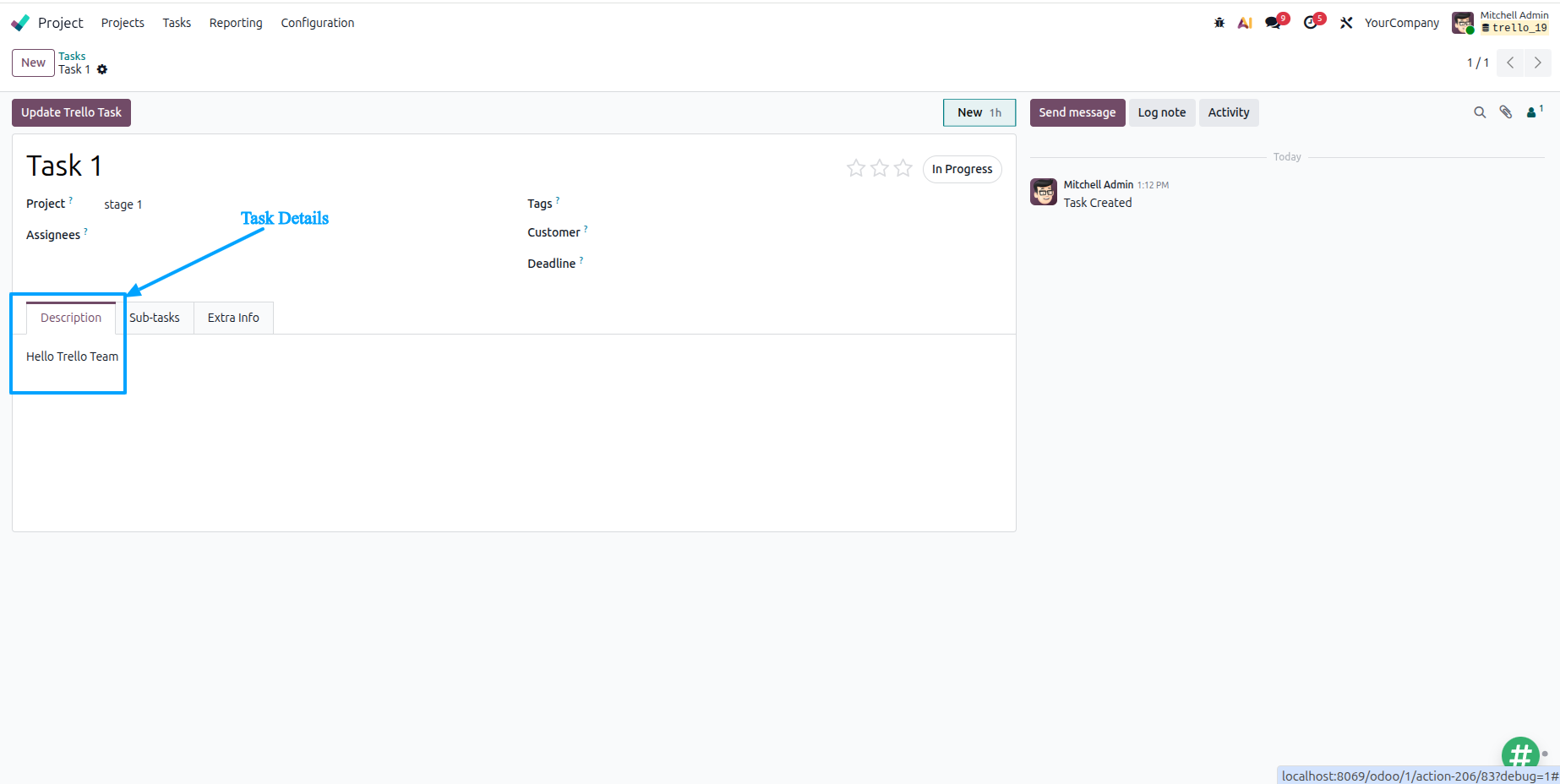Odoo-Trello Connector