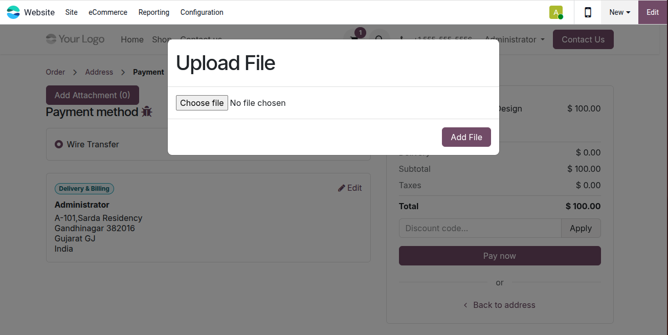 Upload Files From Website