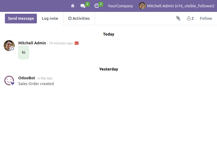 Visible  Chatter to Followers - 
        This module hides the chatter from non followers
        odoo chat
        odoo chatter
        hide chat in teams
        hide chatter odoo
        chatter visibility in odoo
        show chatter to followers
        manage odoo chatter
        configure odoo chatter
        set rules in odoo chatter
        show odoo chatter to followers
        Allow followers to see odoo chatter
        block chatter for non-followers
    