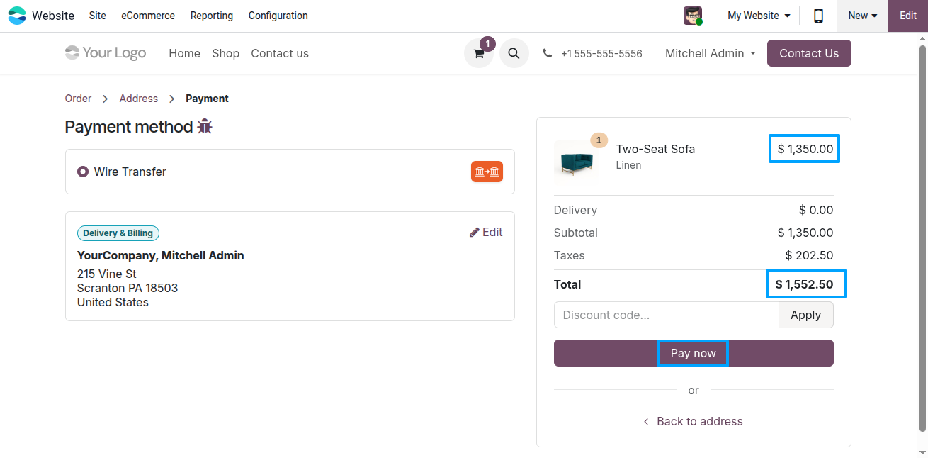 Website Birthday Discount