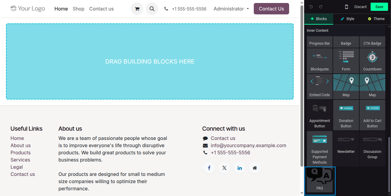 Website FAQ