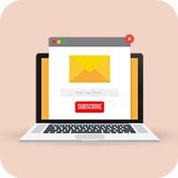 website landing popup