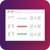 Website matrix quick cart
