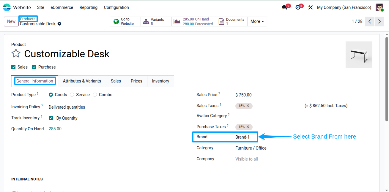 Website Pricelist Brand
