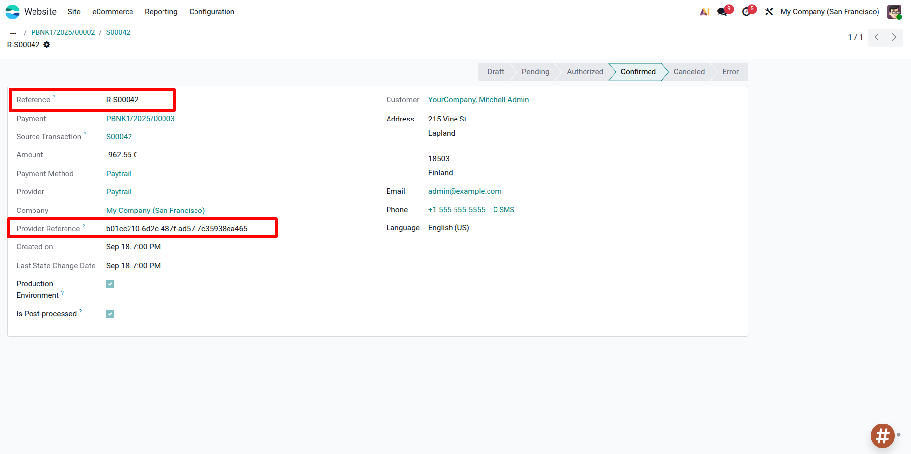Paytrail Card Details