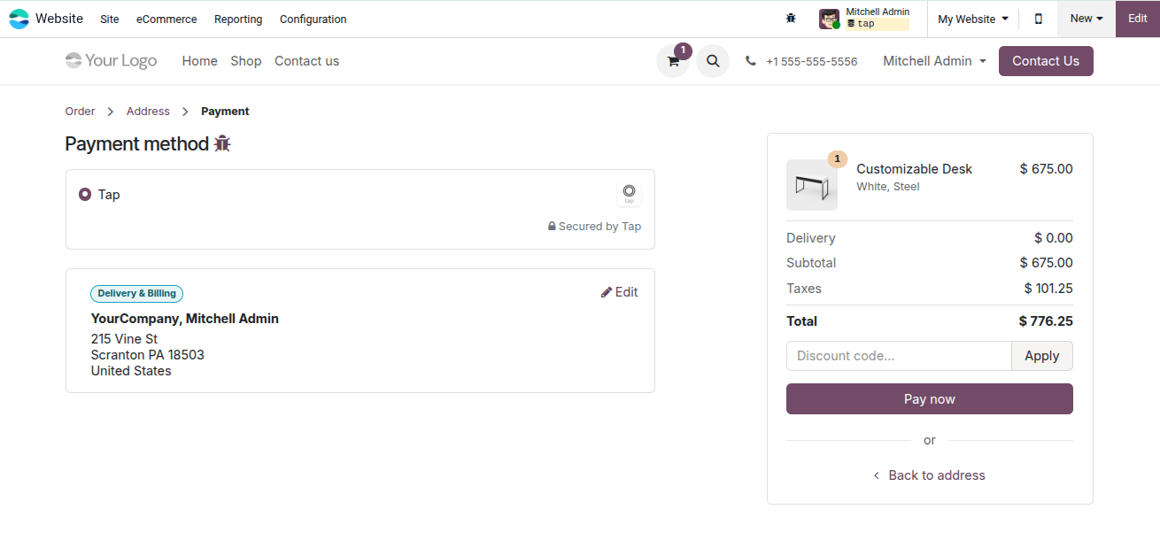 Tap Payment Gateway