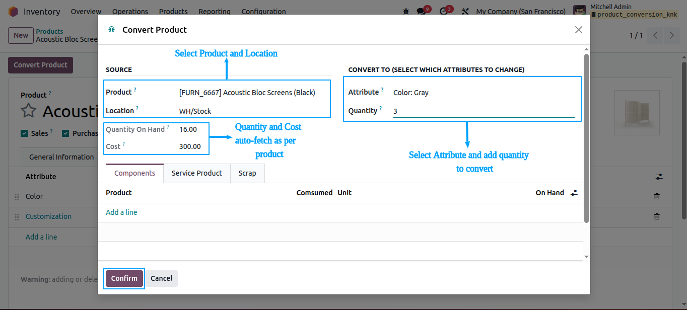 Product Conversion Wizard